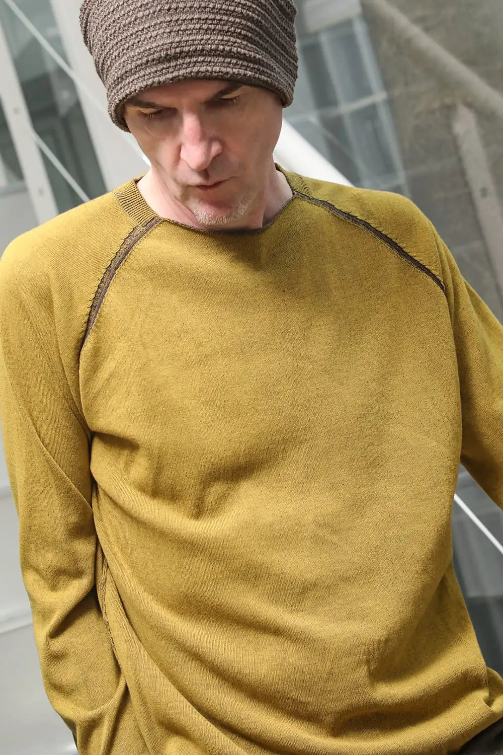 ロングスリーブハイツイストコットン Yellow