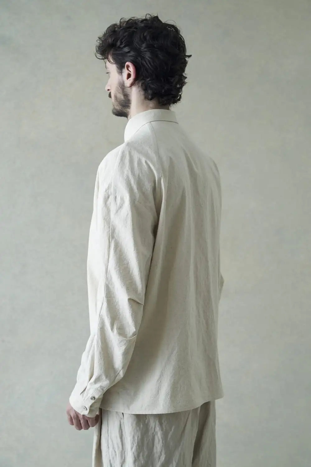 シャツ ルーズフィット コットンヘンプ