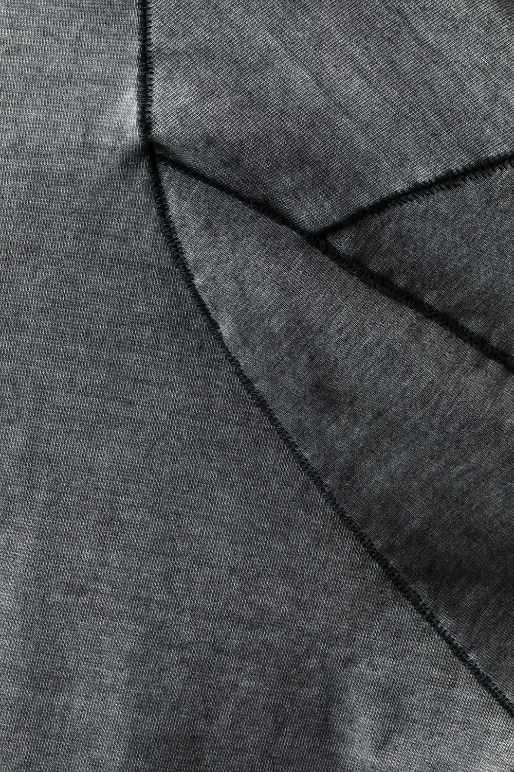 Ink-dyed Dense Knit Hooded Jacket