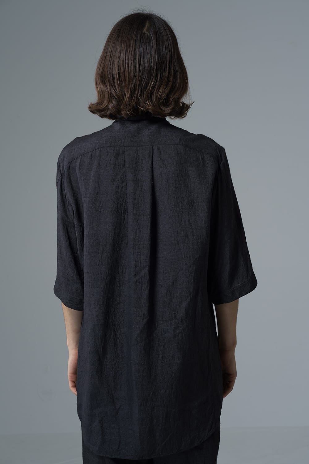 Short sleeve shirt wild silk