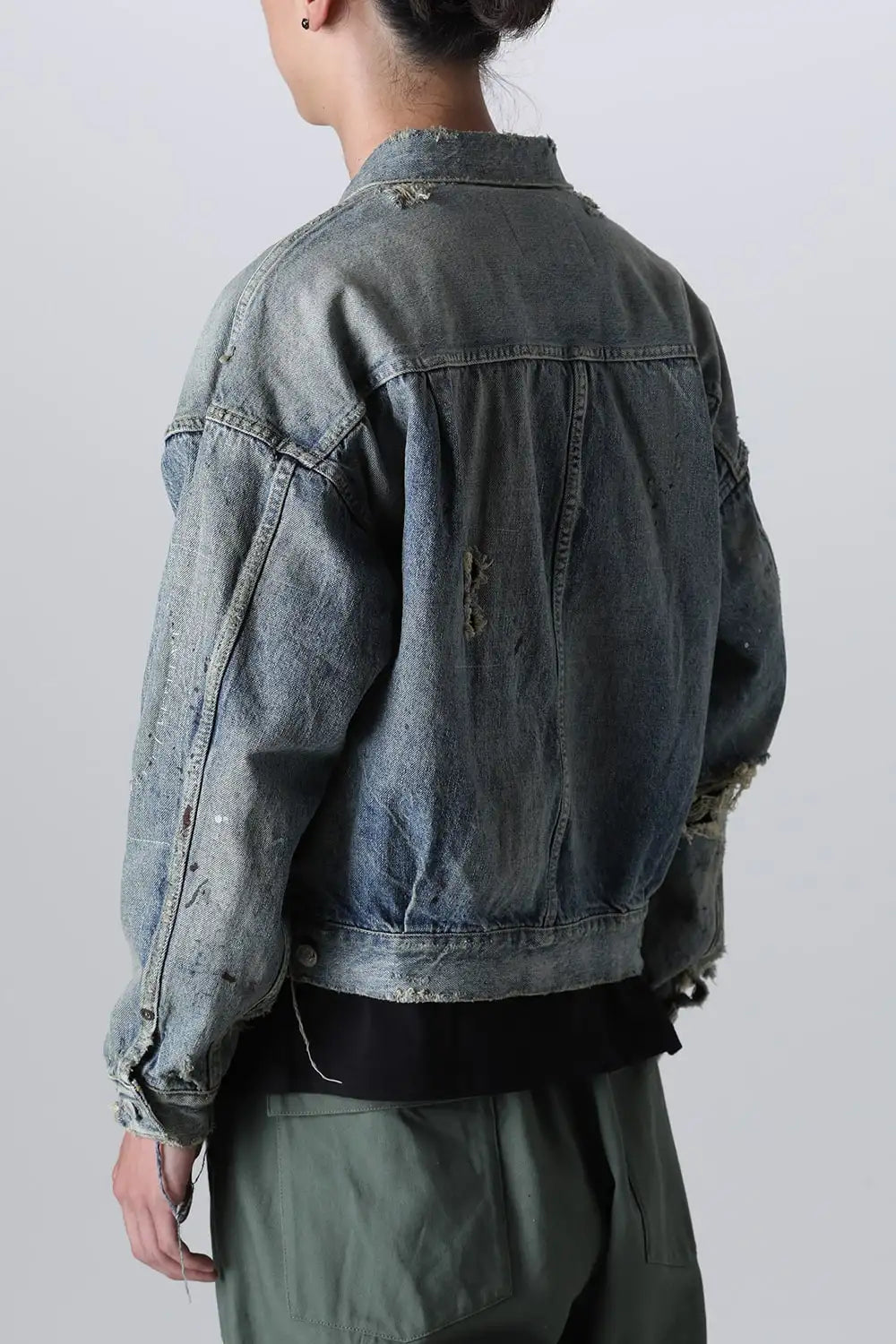 BerBerJin × SAINT Mxxxxxx Damage Denim Jacket