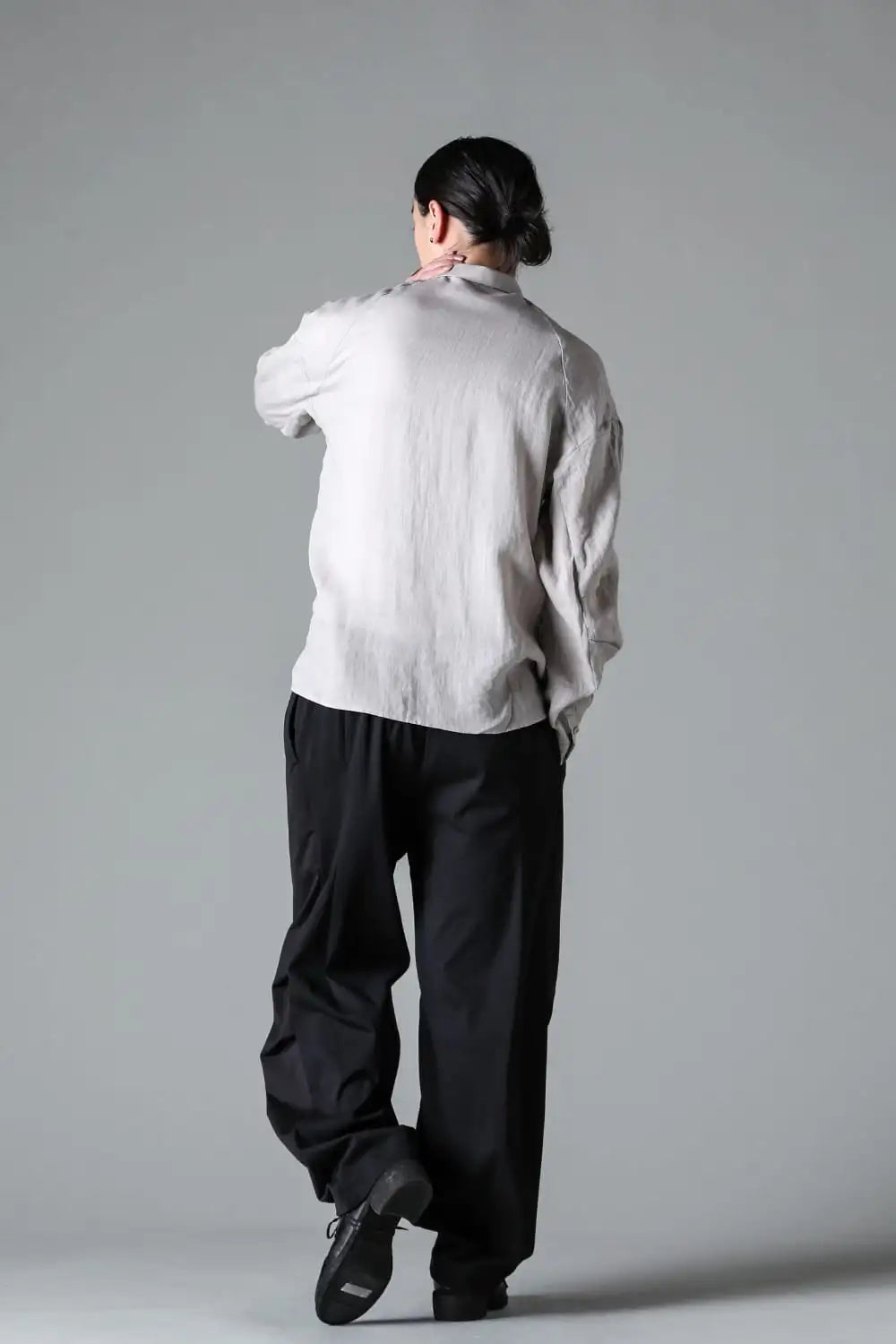 シャツ ルーズフィット ラミー Ecru