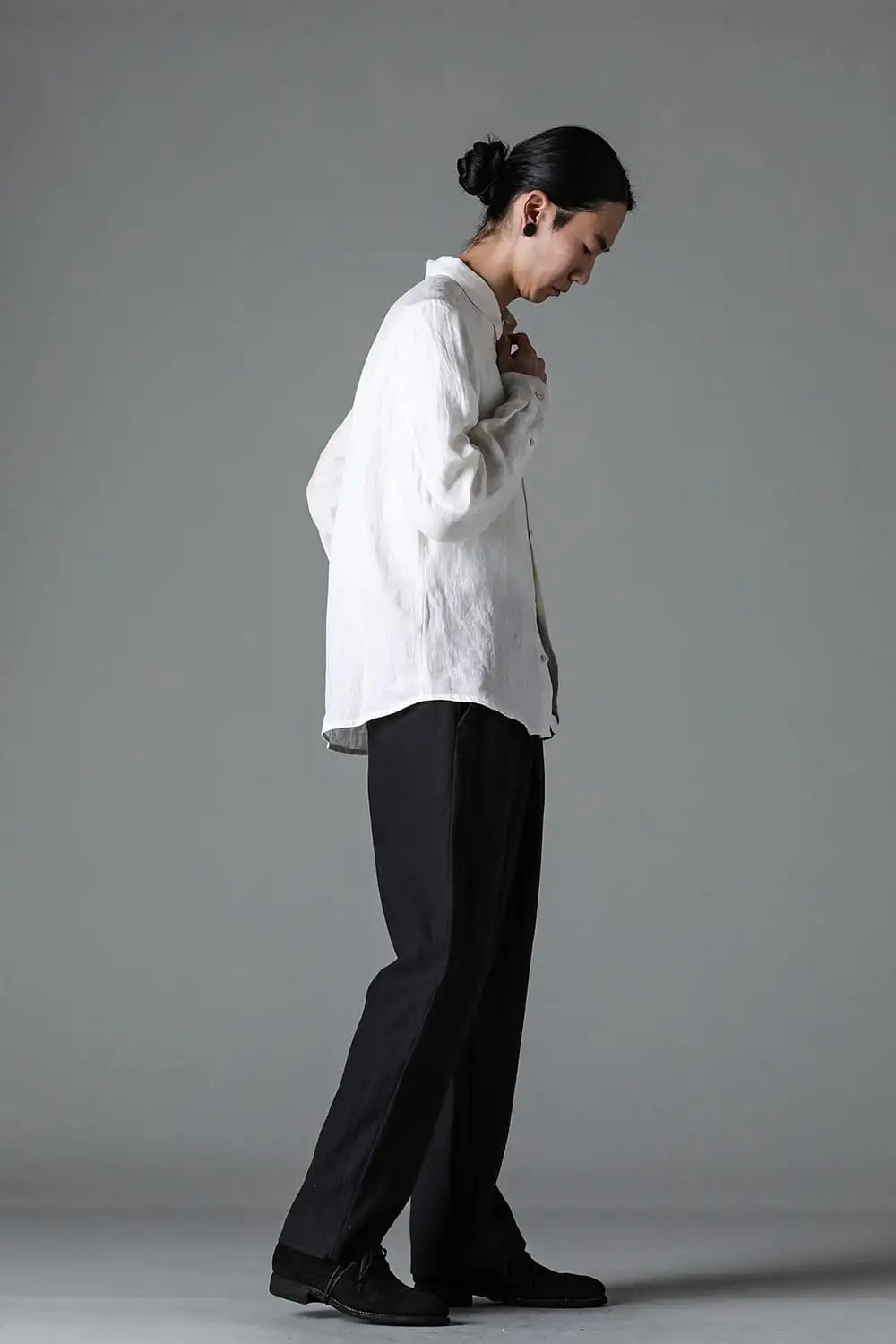 Yokeless Shirt Cadi linen