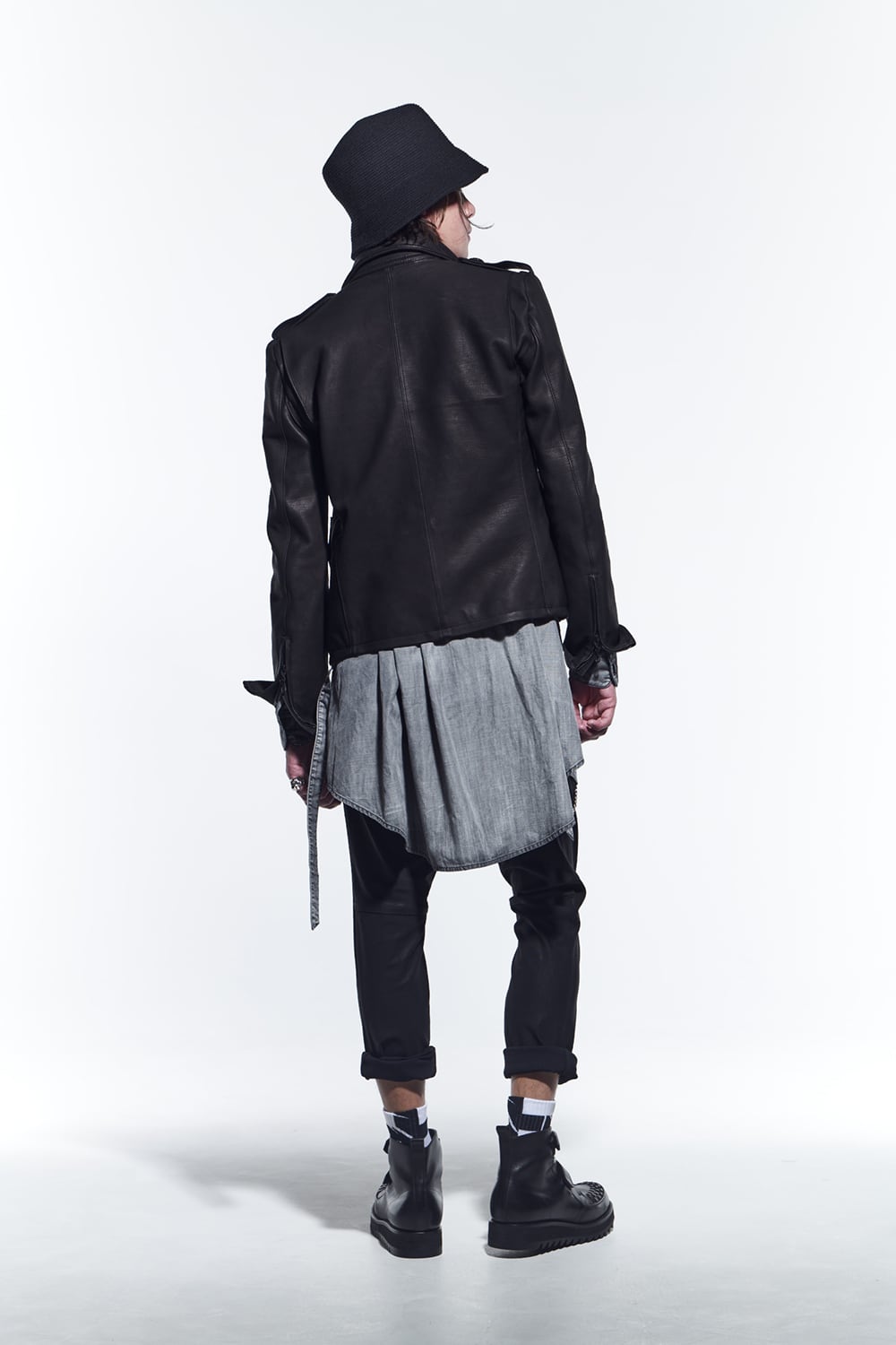 Saruel Curve Bondage Pants