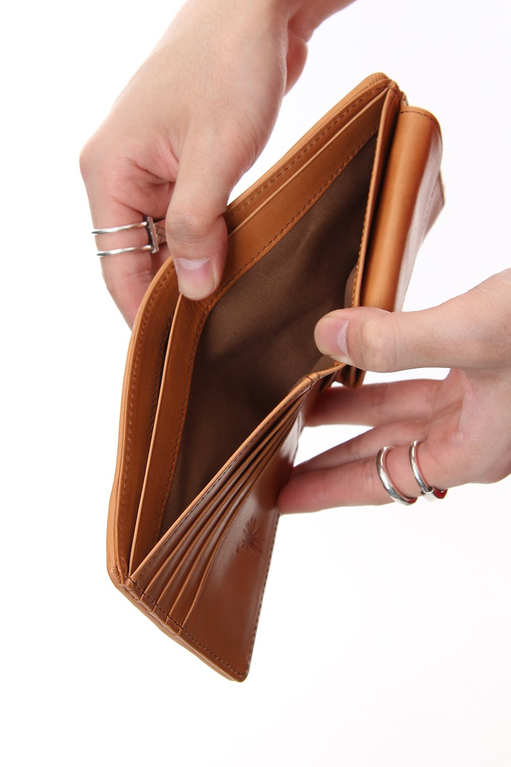 Invisible 2 Fold Wallet Camel