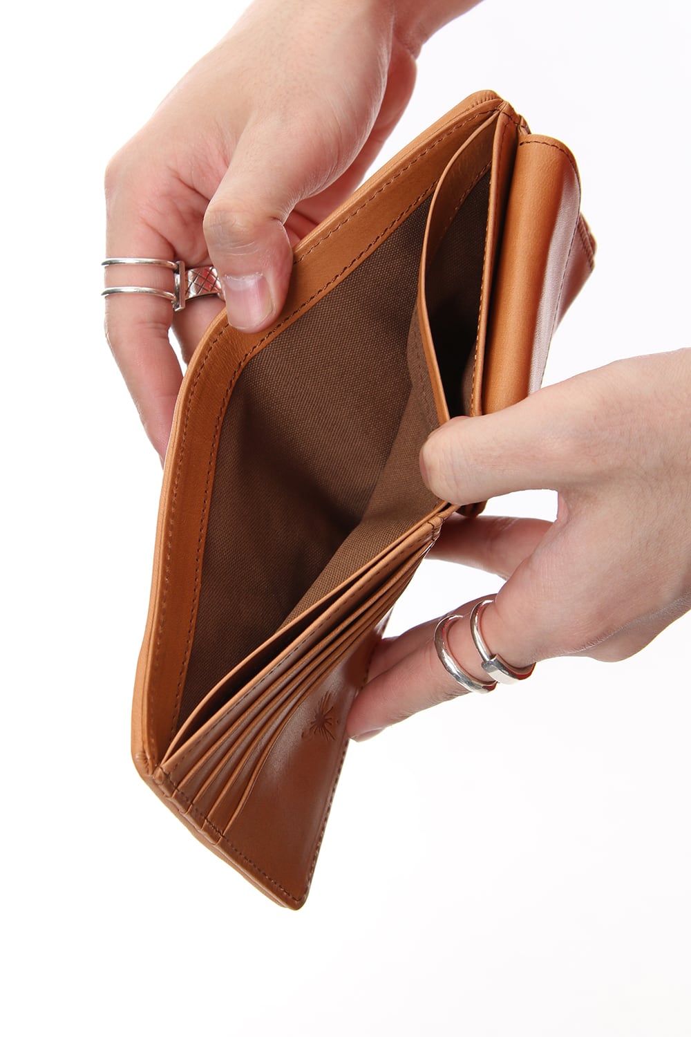 Invisible 2 Fold Wallet Camel