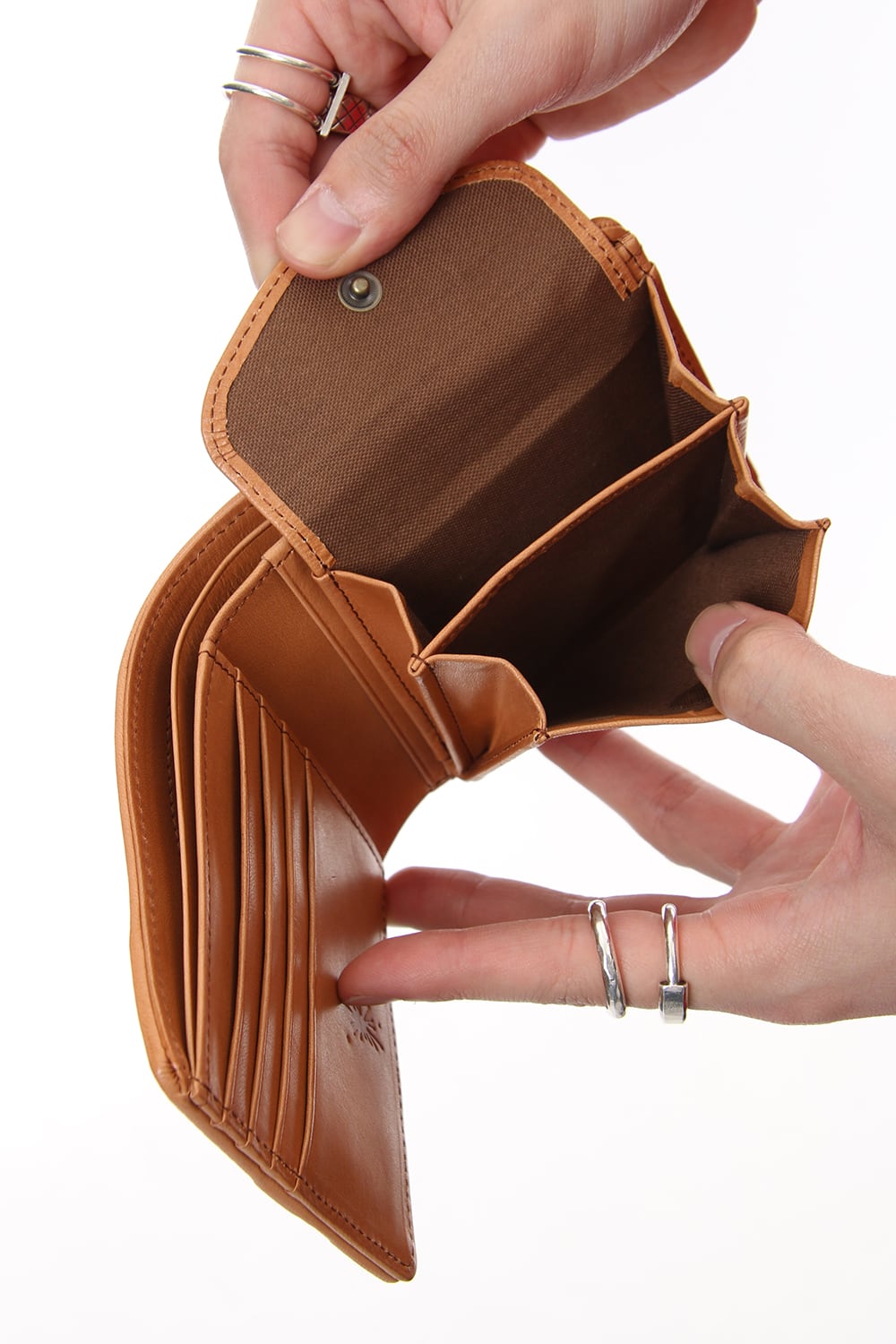 Invisible 2 Fold Wallet Camel