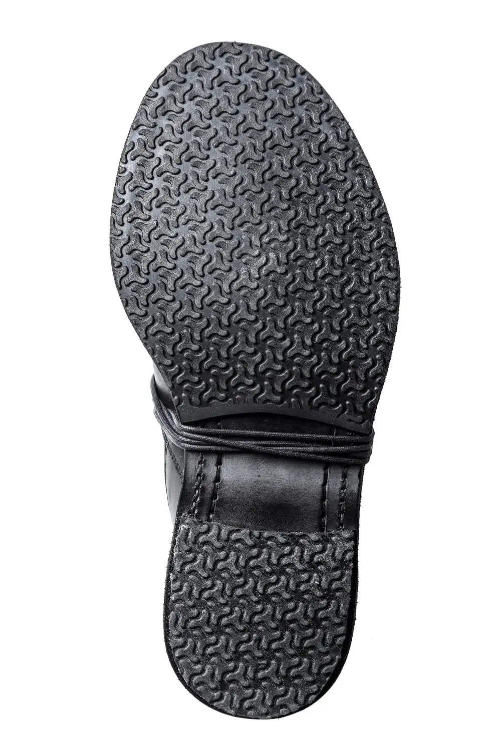 Diagonal Lace-up Derby Shoes  Black