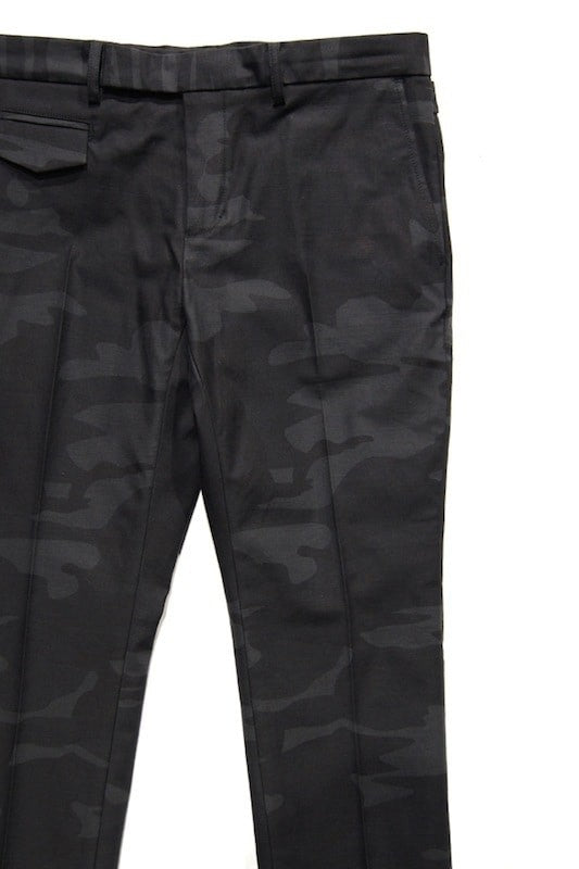 GalaabenD  15SS Back Satin Stretch Woodland Camo Pants