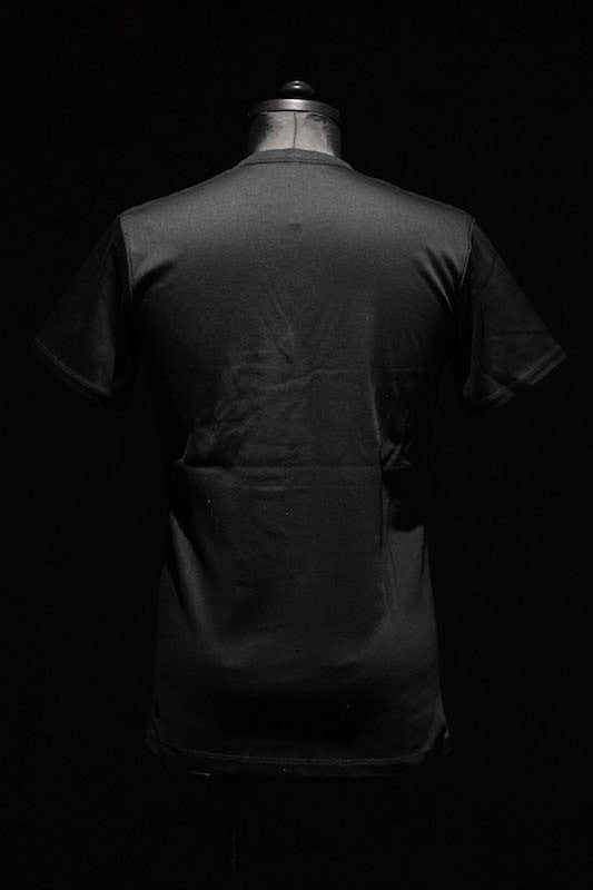 GalaabenD  16SS BASIC Bio SIlket V-Neck Cut Sew (BLACK)