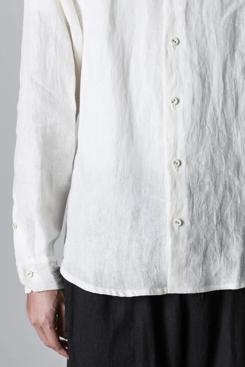 Yokeless Shirt Cadi Linen