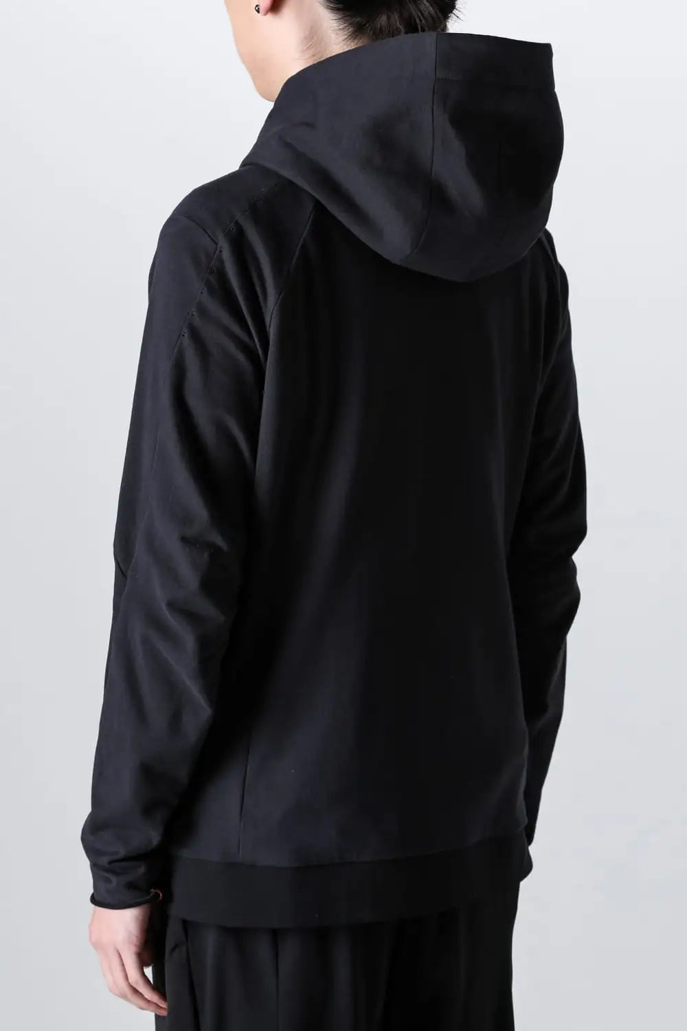 Hooded jacket stretch jersey