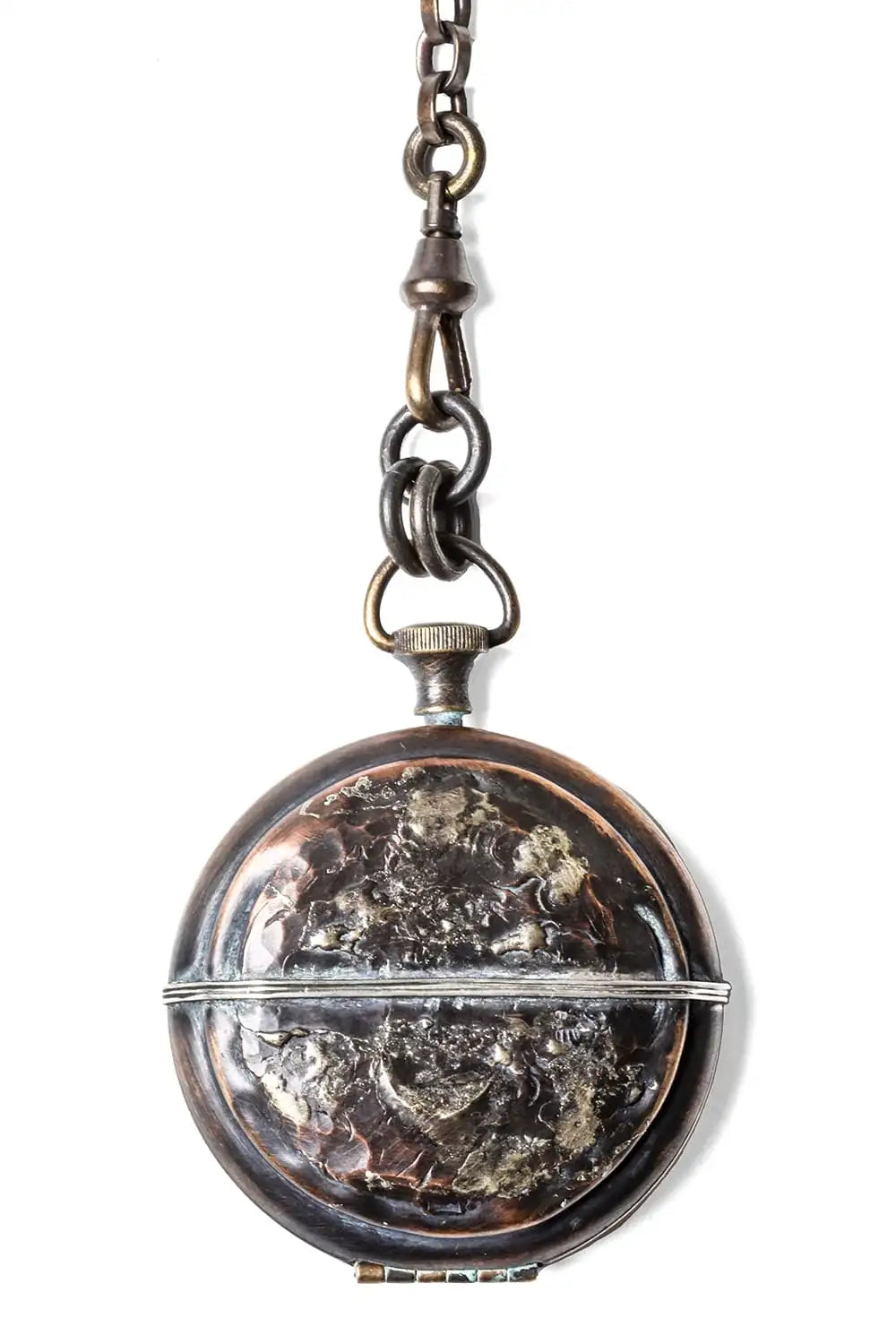 Thin Metal Wire Pocket Watch Style Pendent 85