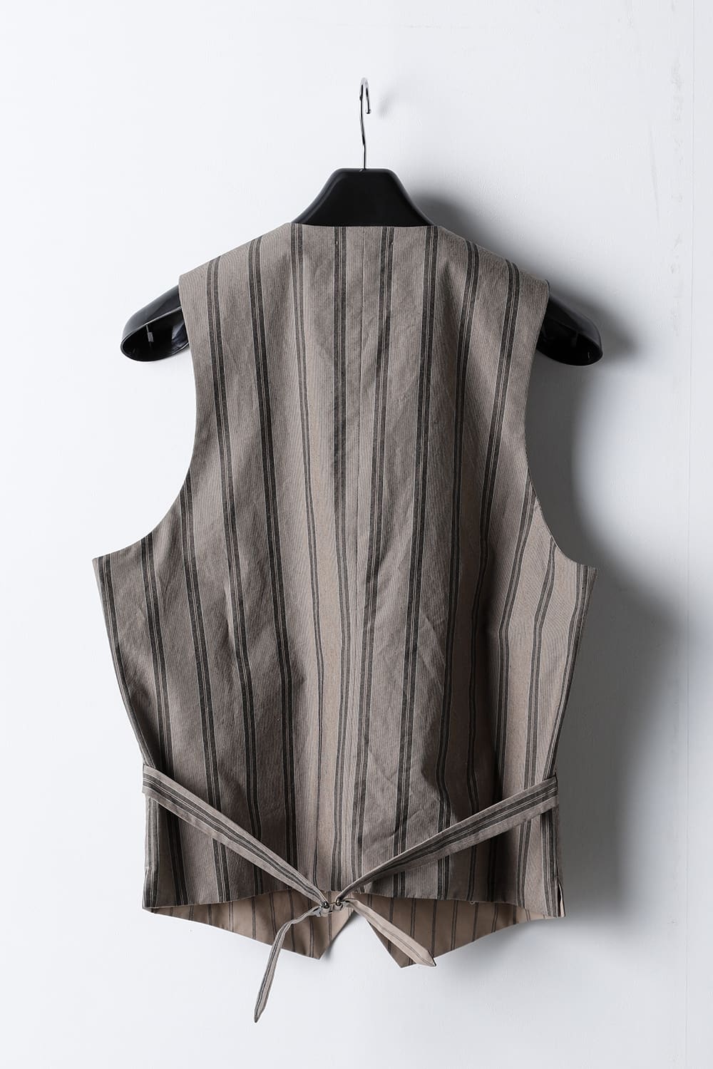 リバーシブル ジレ ストライプ