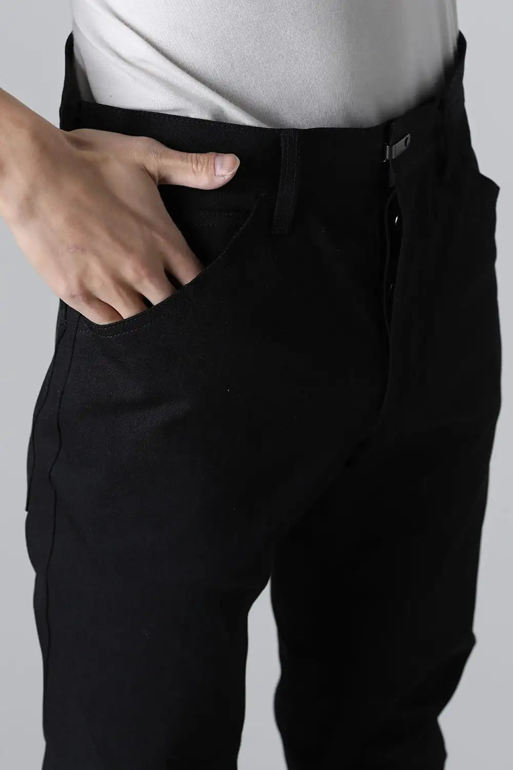 Denim Skinny Pants Black