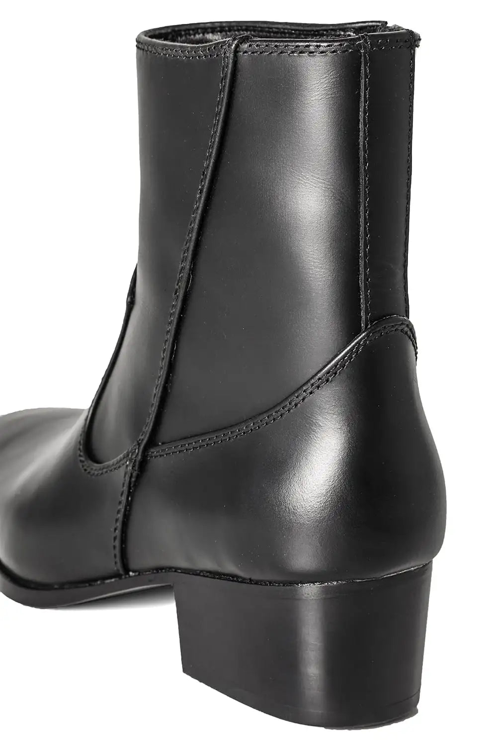 Kip Skin Heel Boots 1.8inch