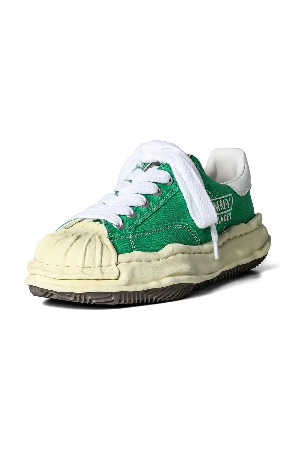 BLAKEY Original sole canvas Low-Cut sneakers Vintage like Sole Green