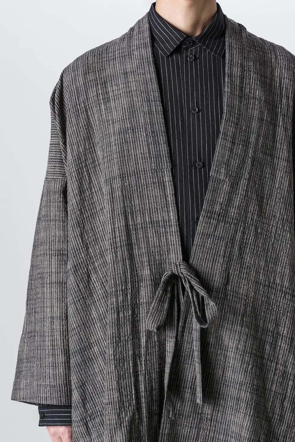 KIMONO#14 Cotton Cloth Vintage Striped