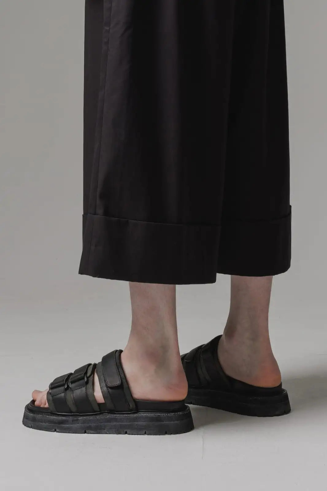 Sandals calf leather Black