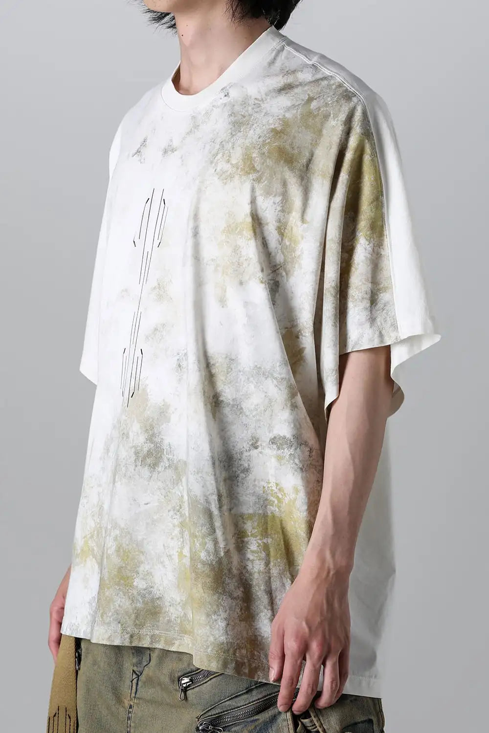 Cotton SZ Jersey Print T-Shirt Off White