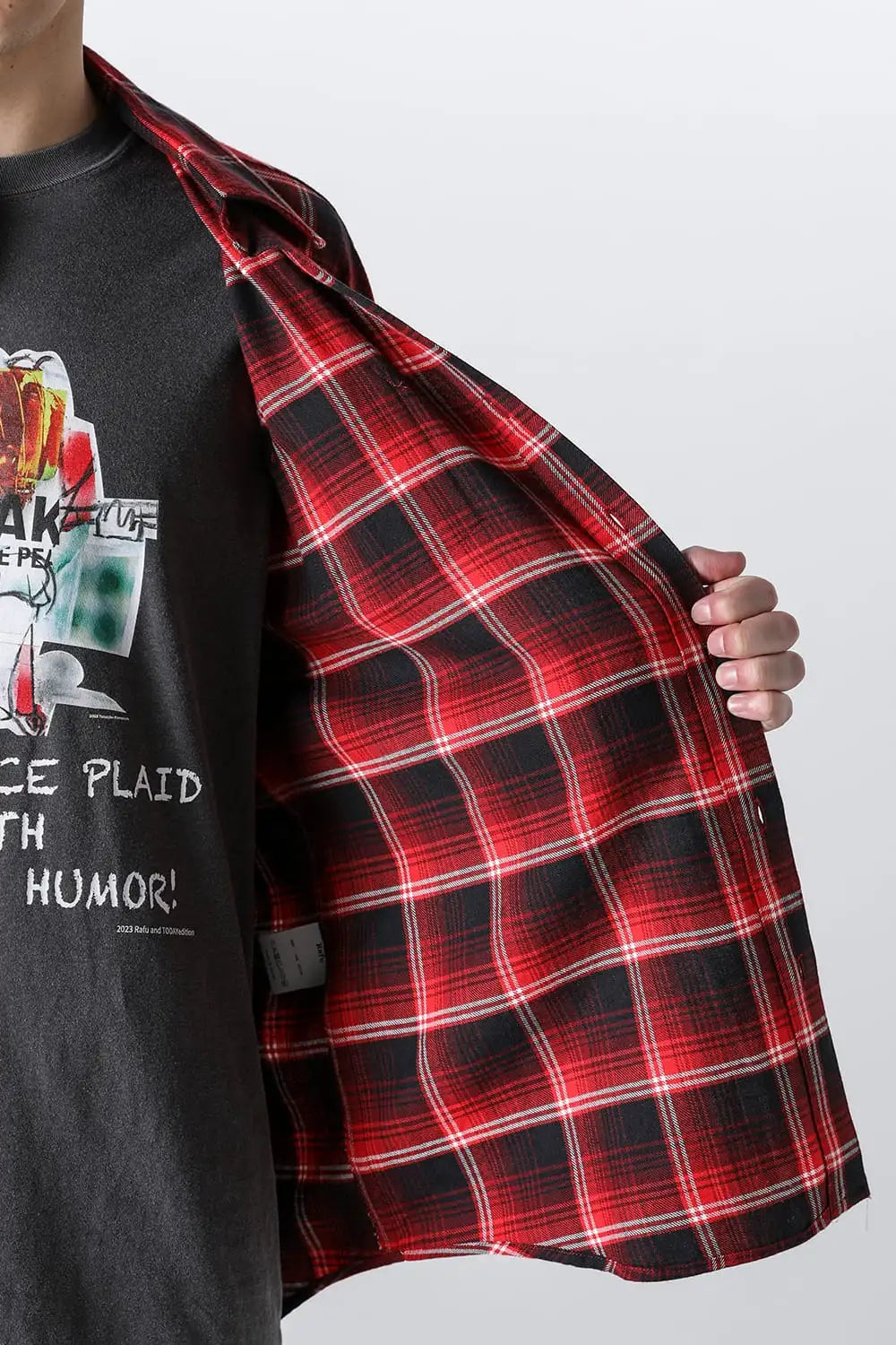 ドッキングシャツ レッド