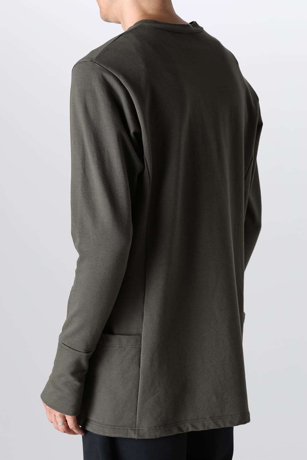 Henry Zip Up Jersey Khaki