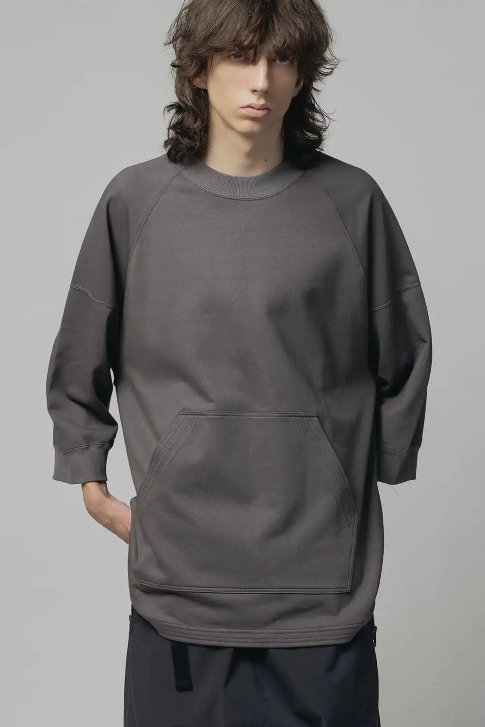 Sweat Pullover Shirt Gray