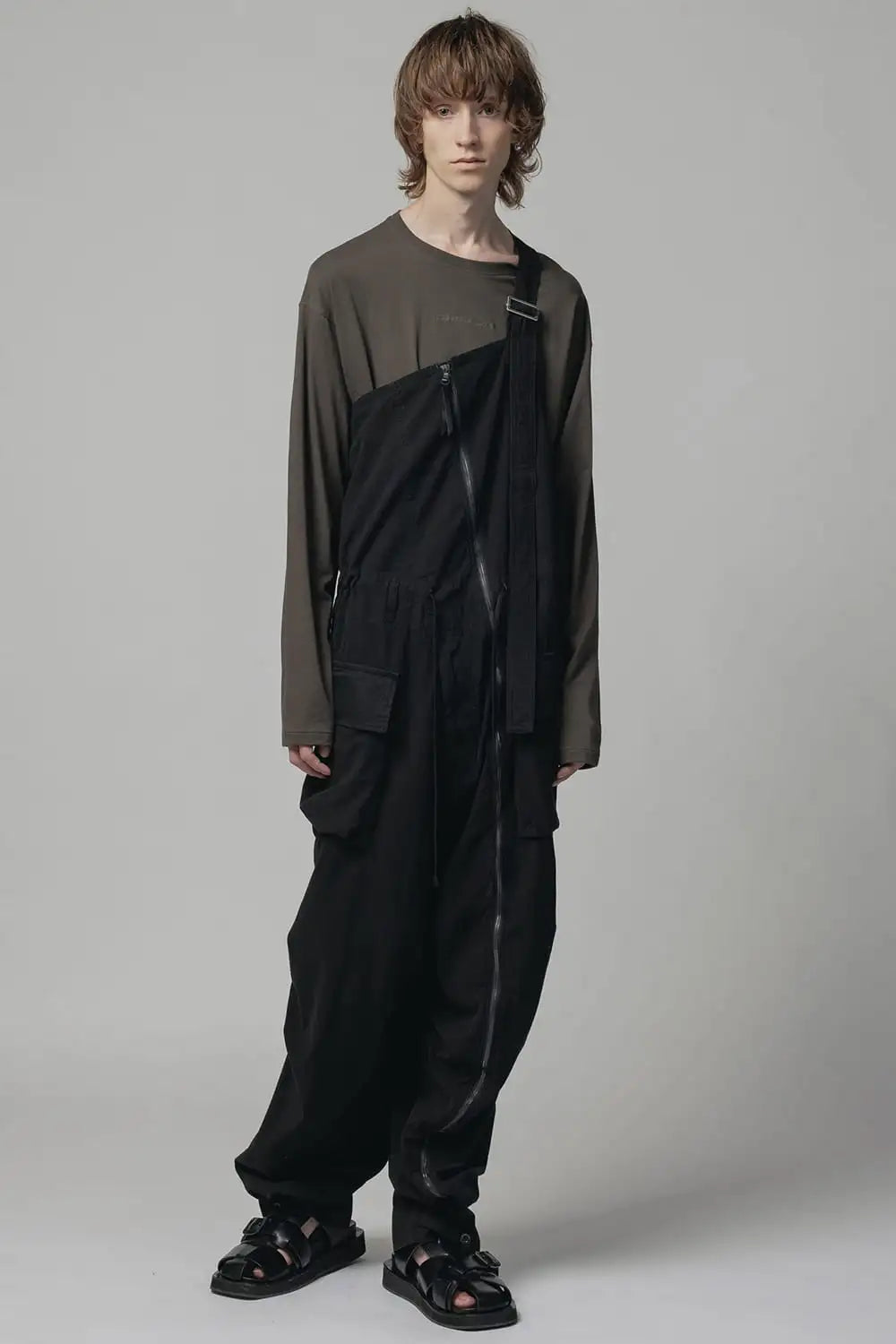 強撚ドライコットン オーバーオール