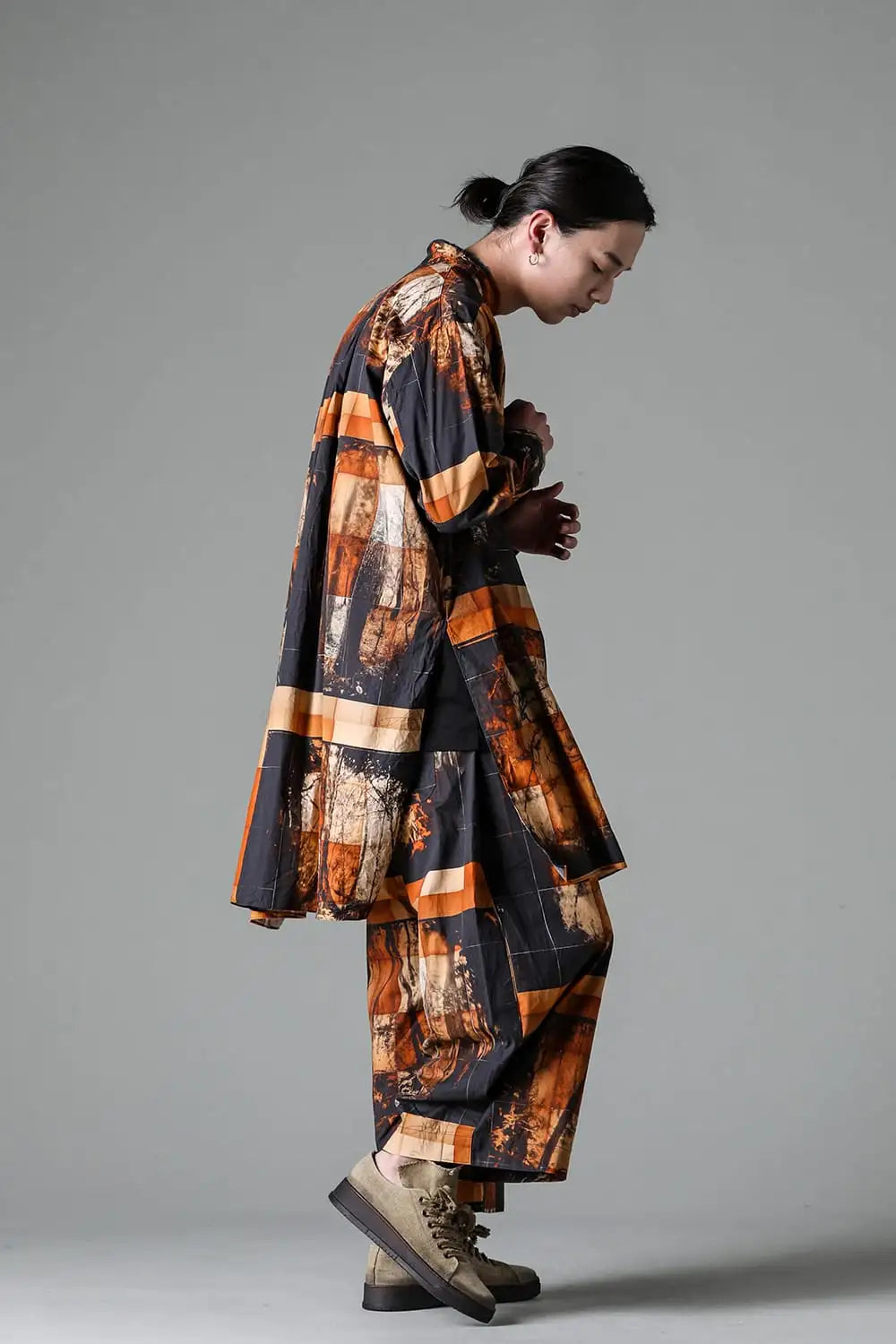 Yasu Forest Print Extra Long and wide Shirts/Coat