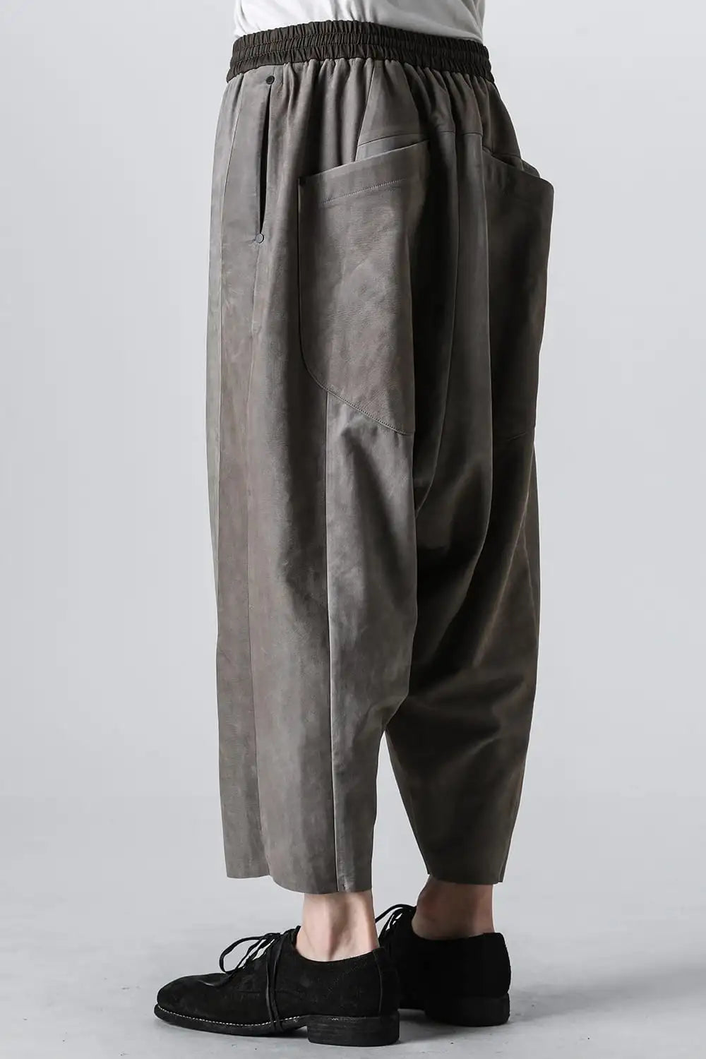 リラックスパンツ ソフトヌバックカウレザー Slate Gray