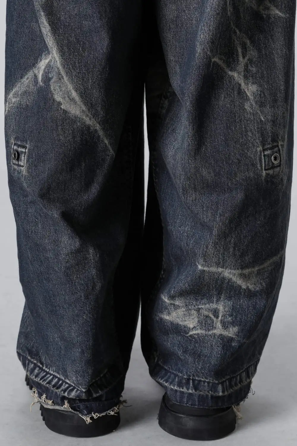 10oz Breach Wide Denim Pants Indigo