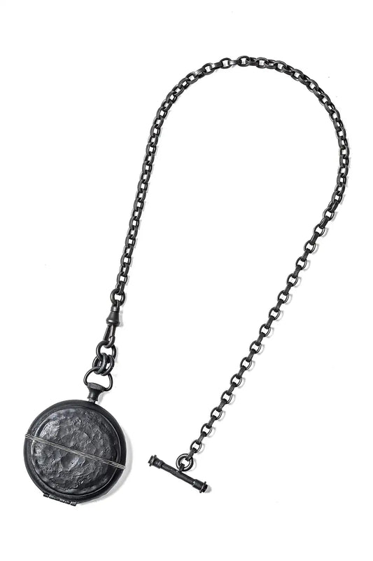 Thin Metal Wire Pocket Watch Style Pendent 04