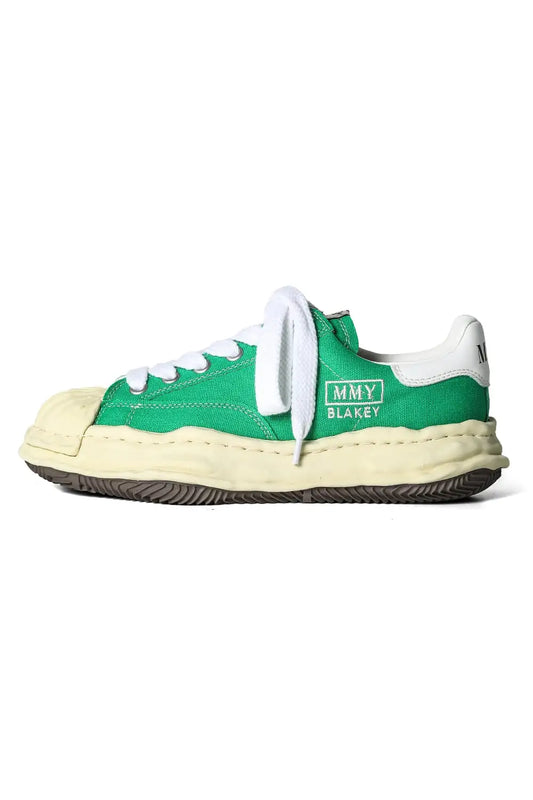 BLAKEY Original sole canvas Low-Cut sneakers Vintage like Sole Green