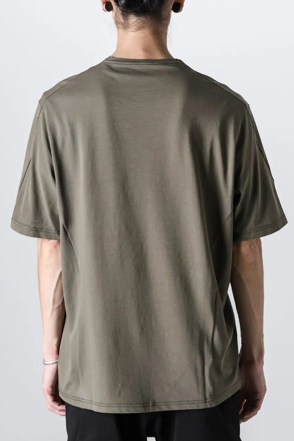 Short sleeve high twist jersey Olive