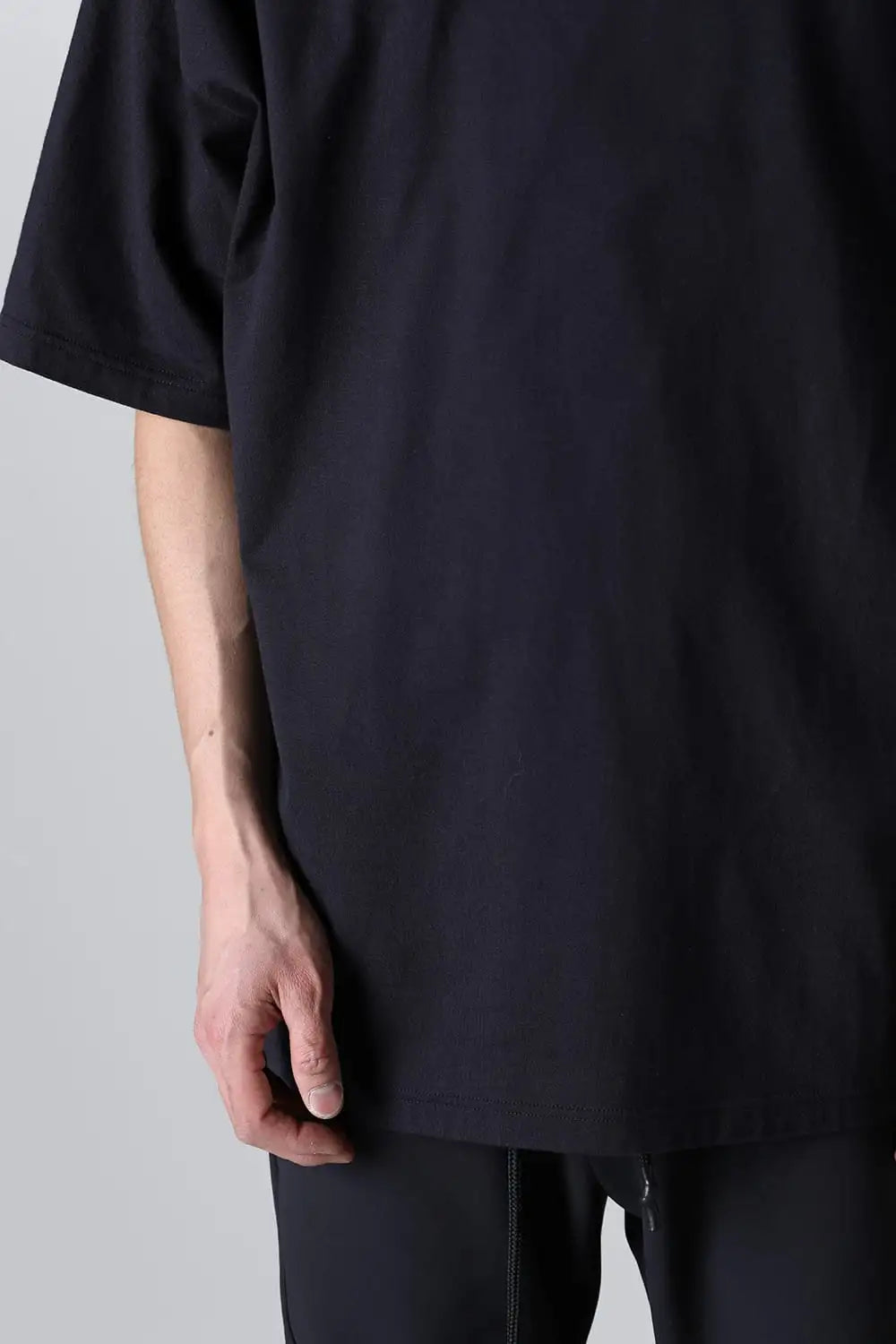 ドロップショルダーTシャツネイビー