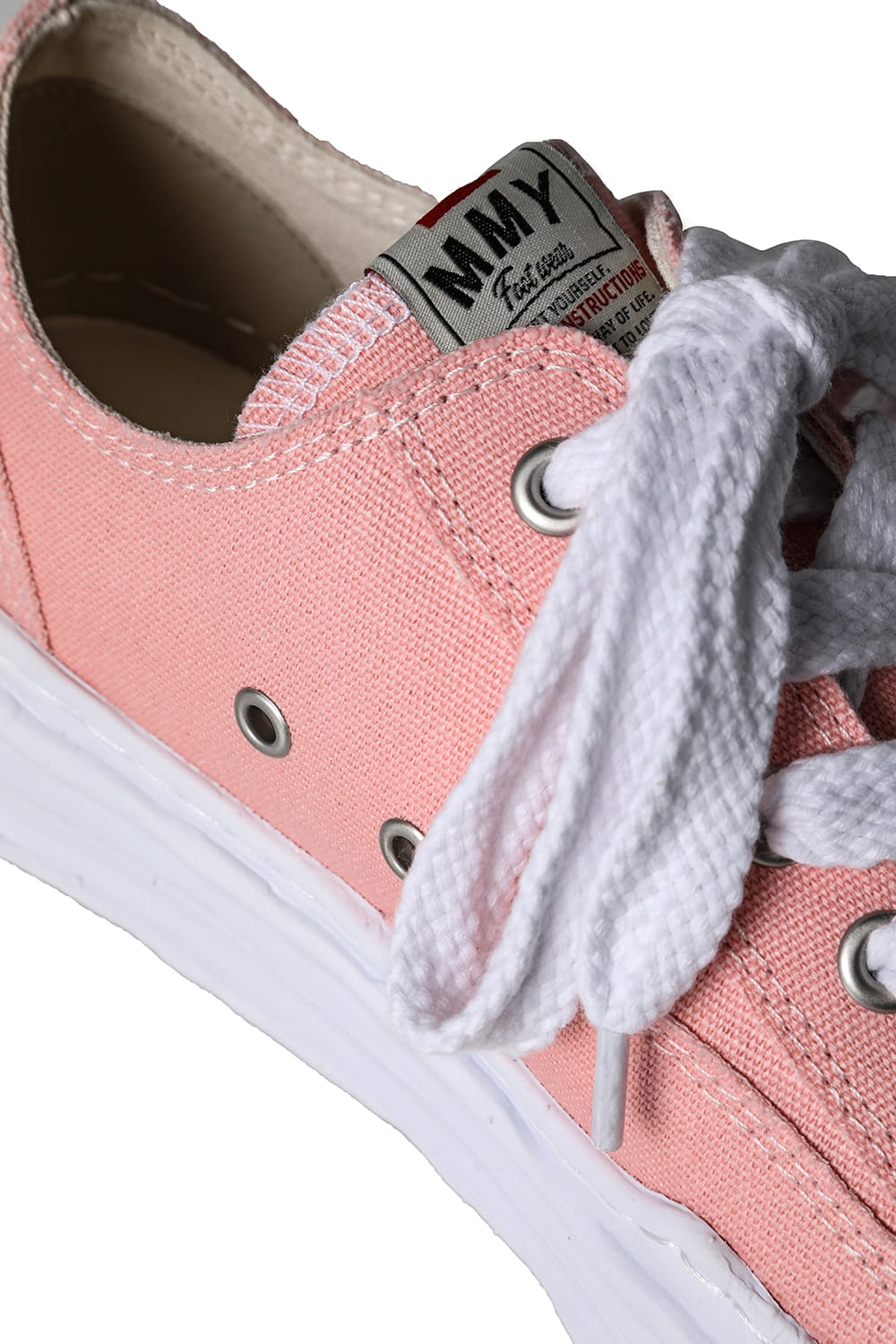 HANK Original sole Toe cap sneaker LOW canvas Pink