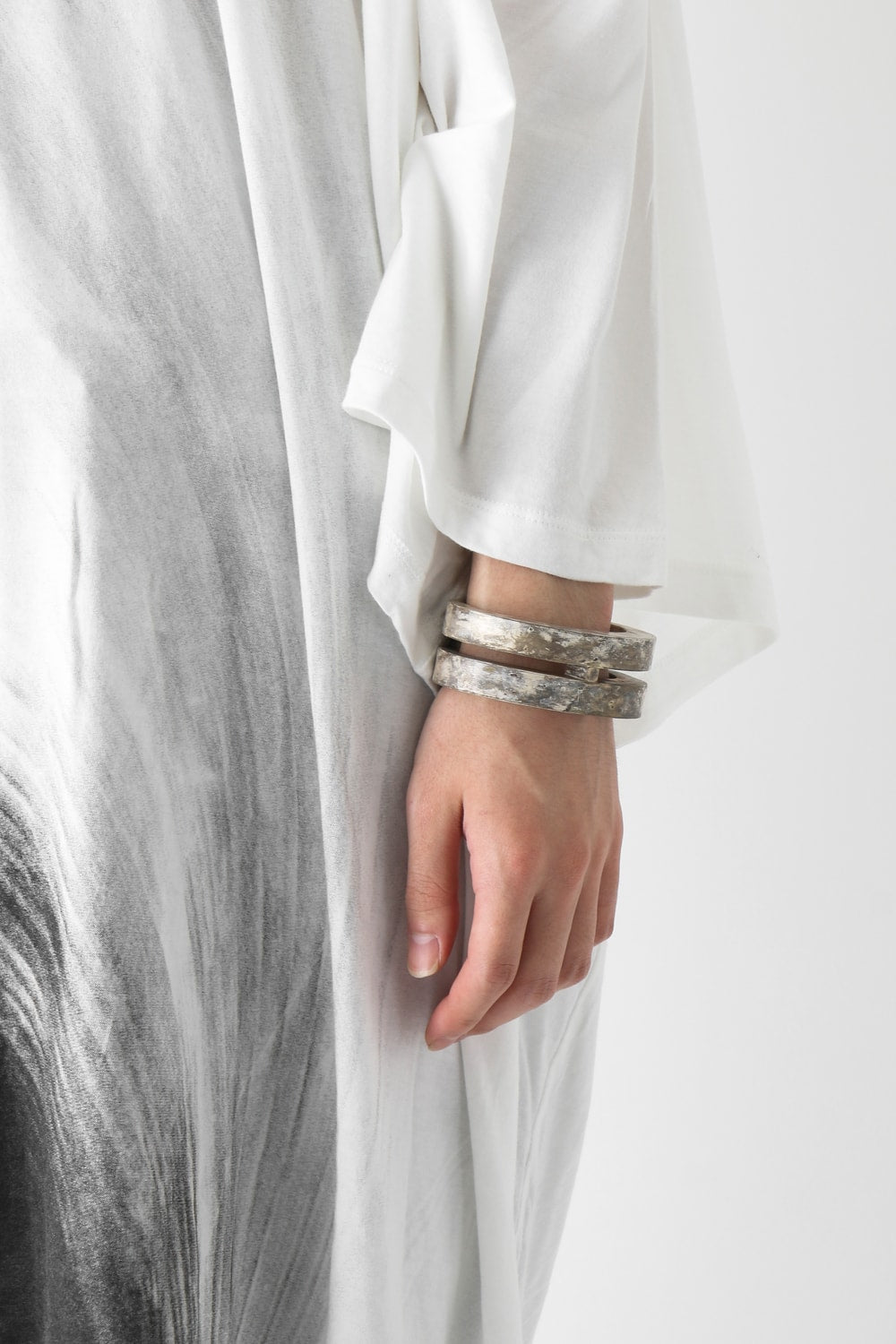 Parts of Four 17-18AW Crescent Crevice Bracelet SUAG 30mm