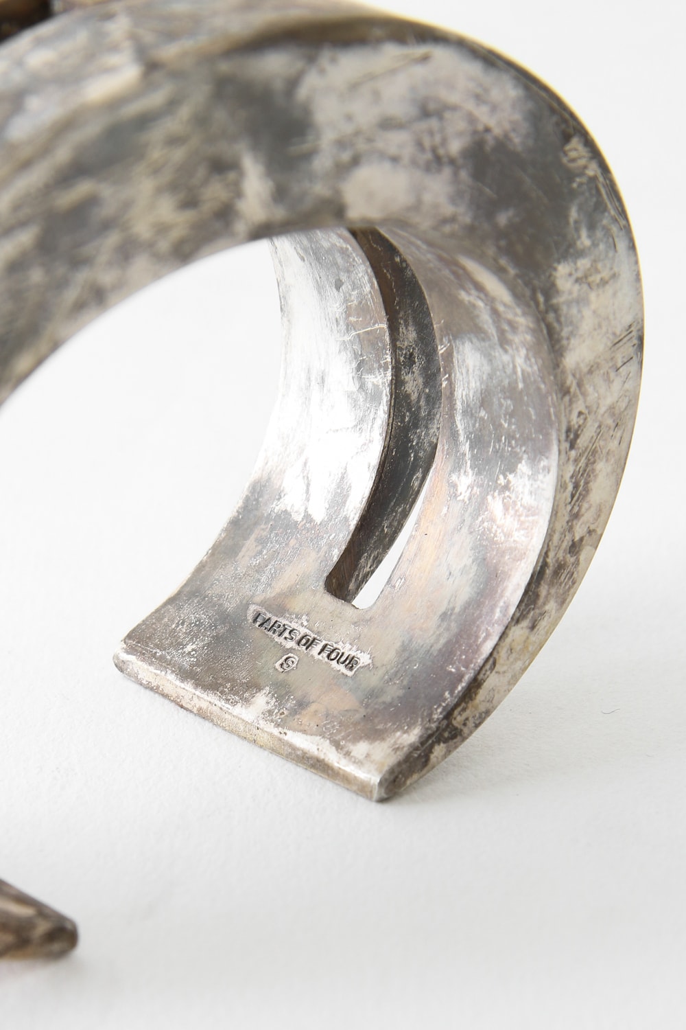 Parts of Four 17-18AW Crescent Crevice Bracelet SUAG 30mm