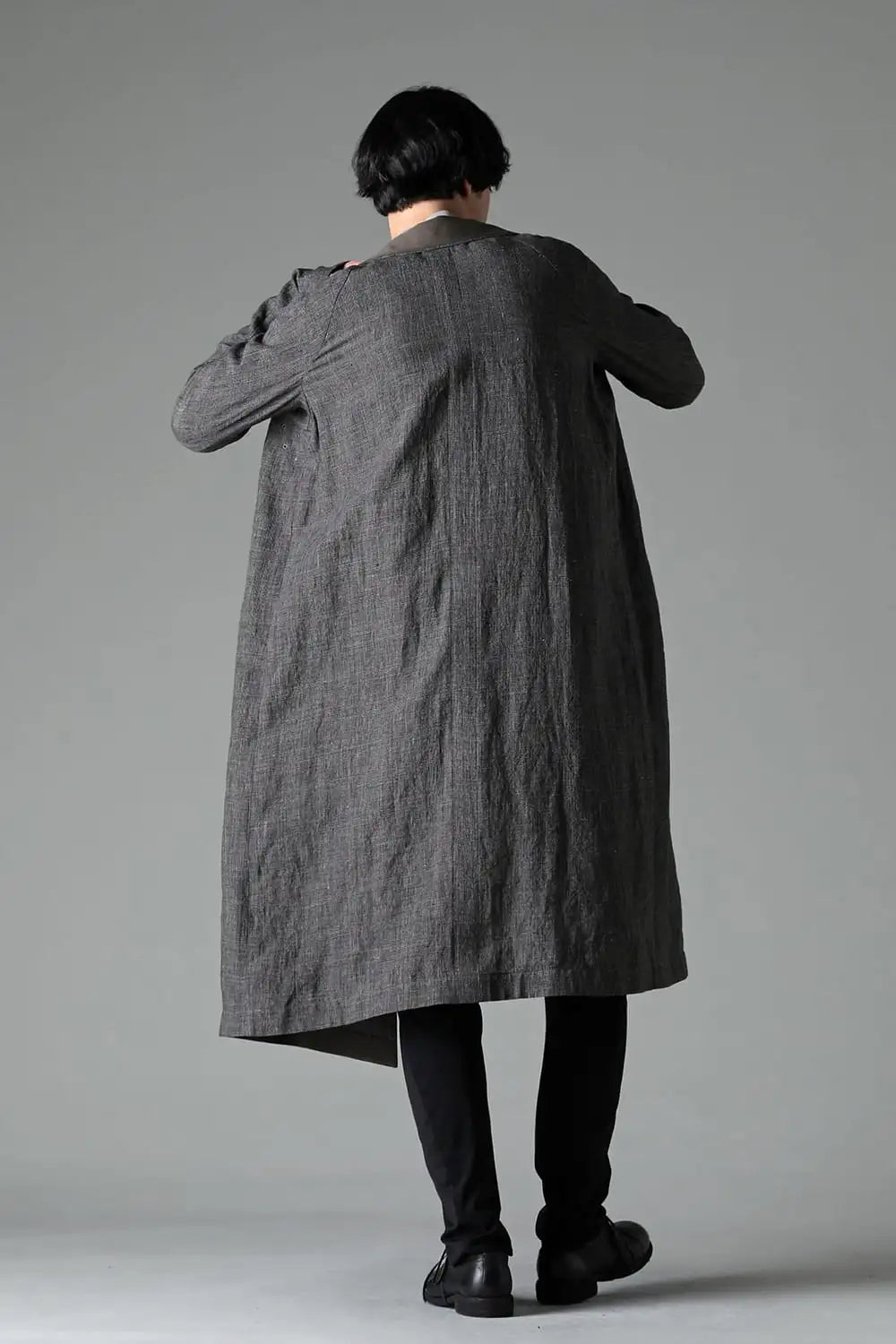 Coat linen / glen check