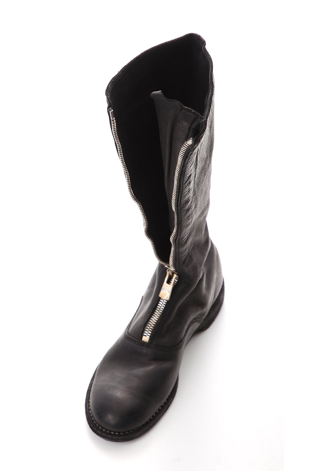 410 - Long Front Zip Army Boots