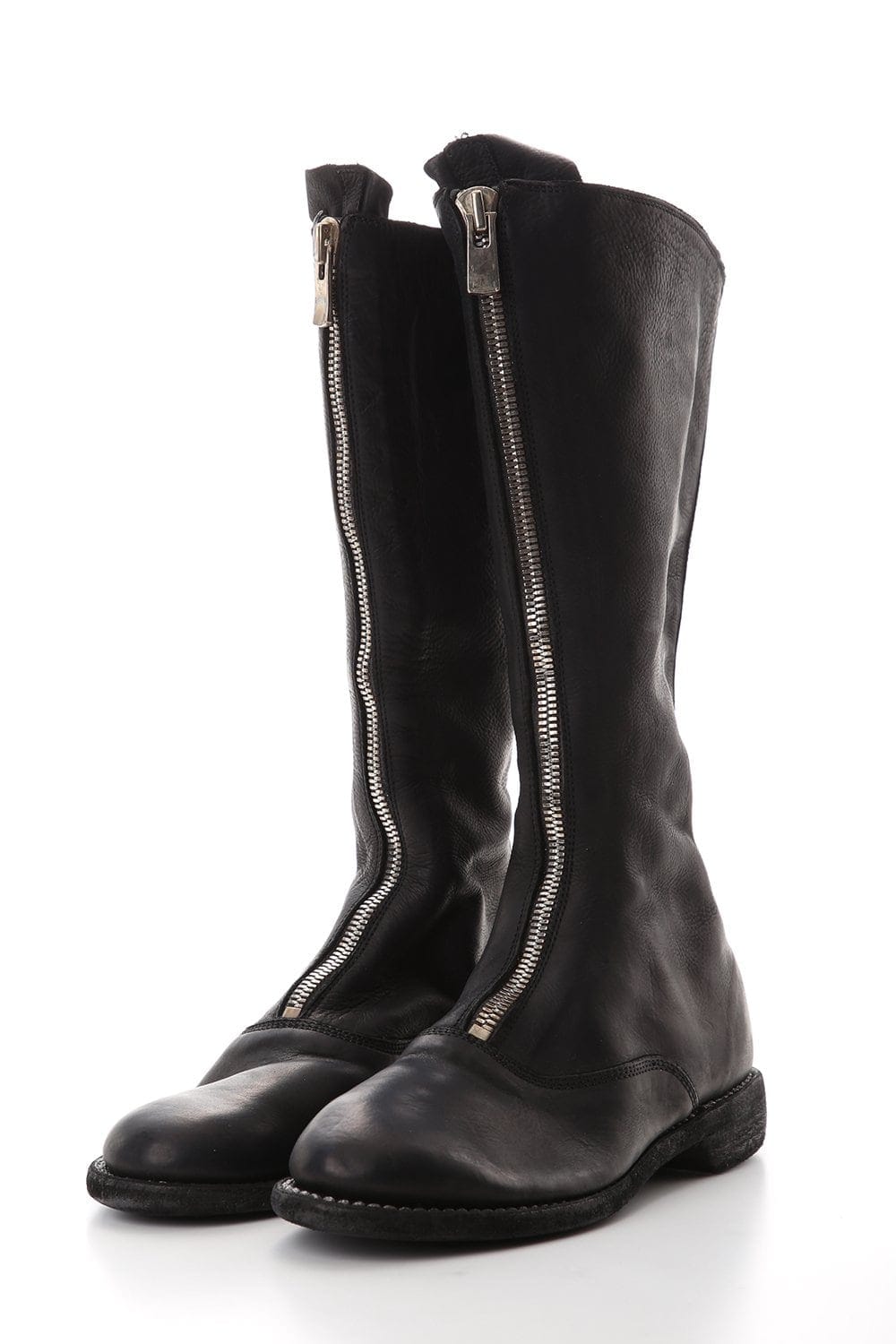 410 - Long Front Zip Army Boots