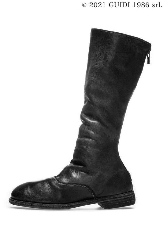 411 - Long Back Zip Army Boots