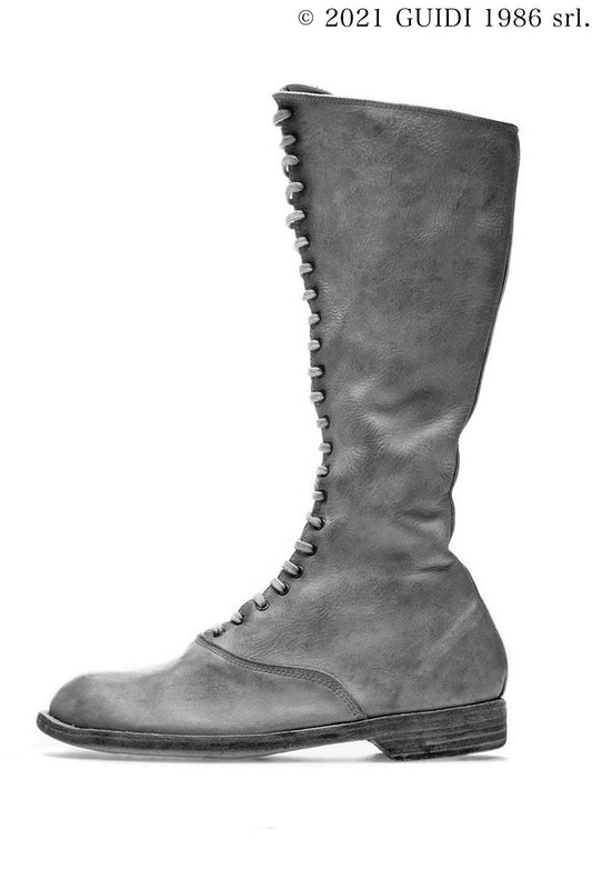 412 - Laced Up Long Army Boots