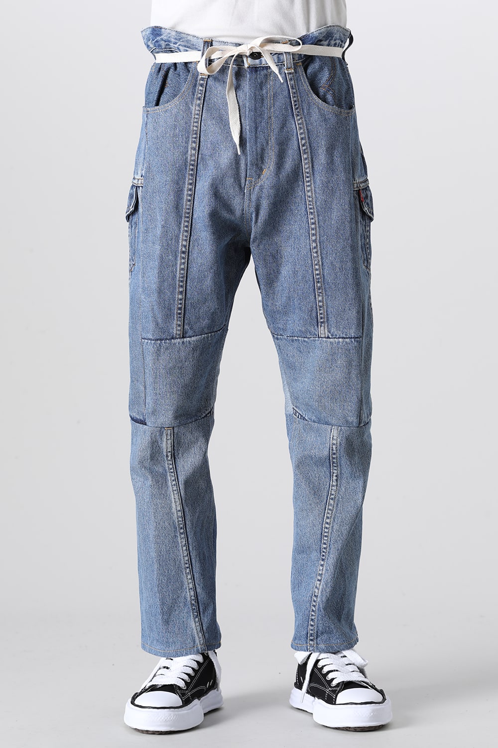 Denim Cargo Pants - M2