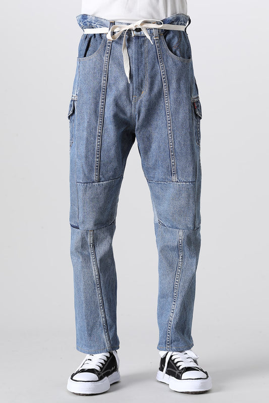 Denim Cargo Pants - M2