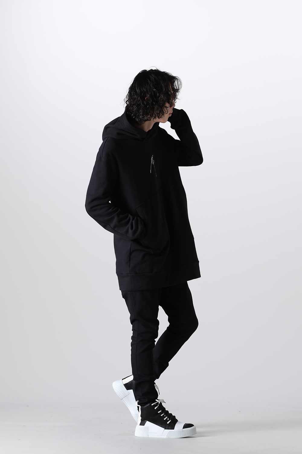 Organic Denim Darts SaruelPants Black