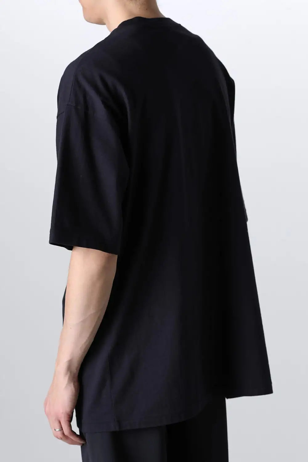 ドロップショルダーTシャツネイビー