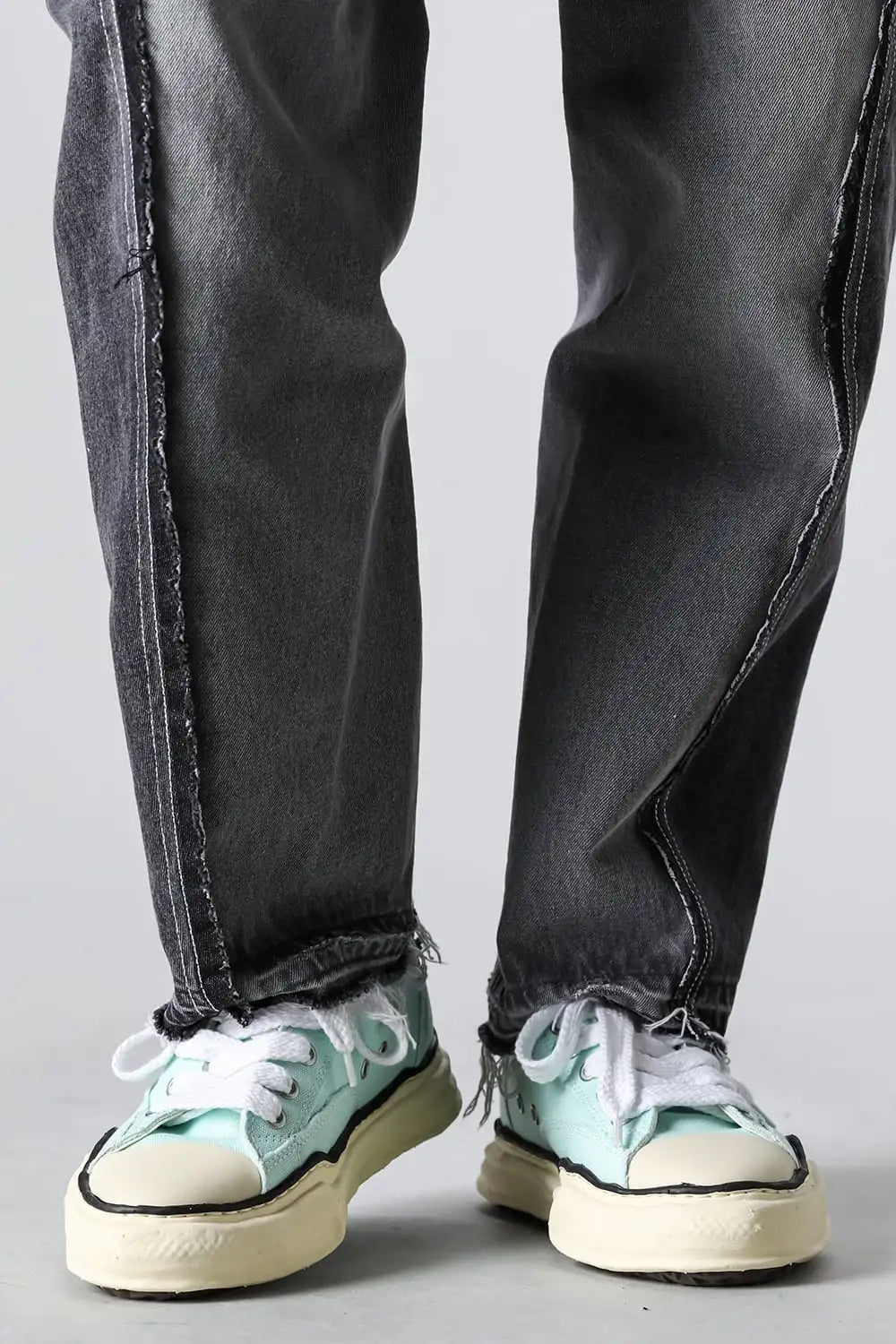 PETERSON original vintage color sole canvas Low-Top sneaker Lt.Blue