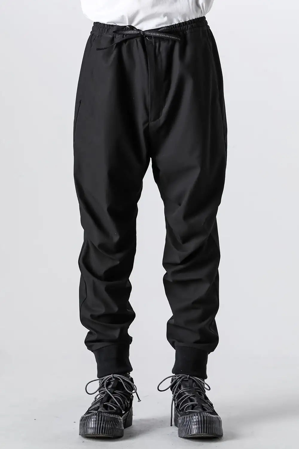 Jogger pants 60/2 cotton gabardine