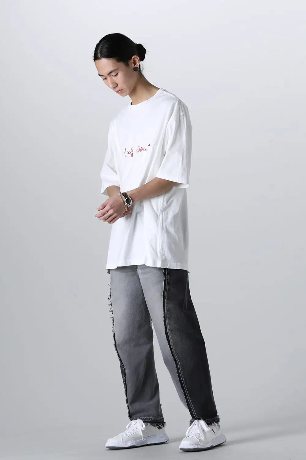 lonely souls. (oversized s/s pocket tee) White